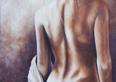 Female nude study in oils by Wendy Beresford
